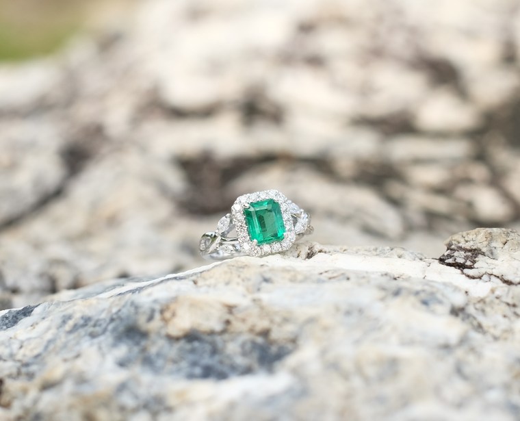 Custom matched set of Emerald jewellery Heritage Gems Fine Jewellery