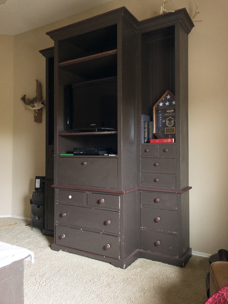 I chose to use Magnolia Home by Joanna Gaines Chalk Style Paint on this massive cabinet in my game room. I'm sharing my thoughts and opinions as a first time user.