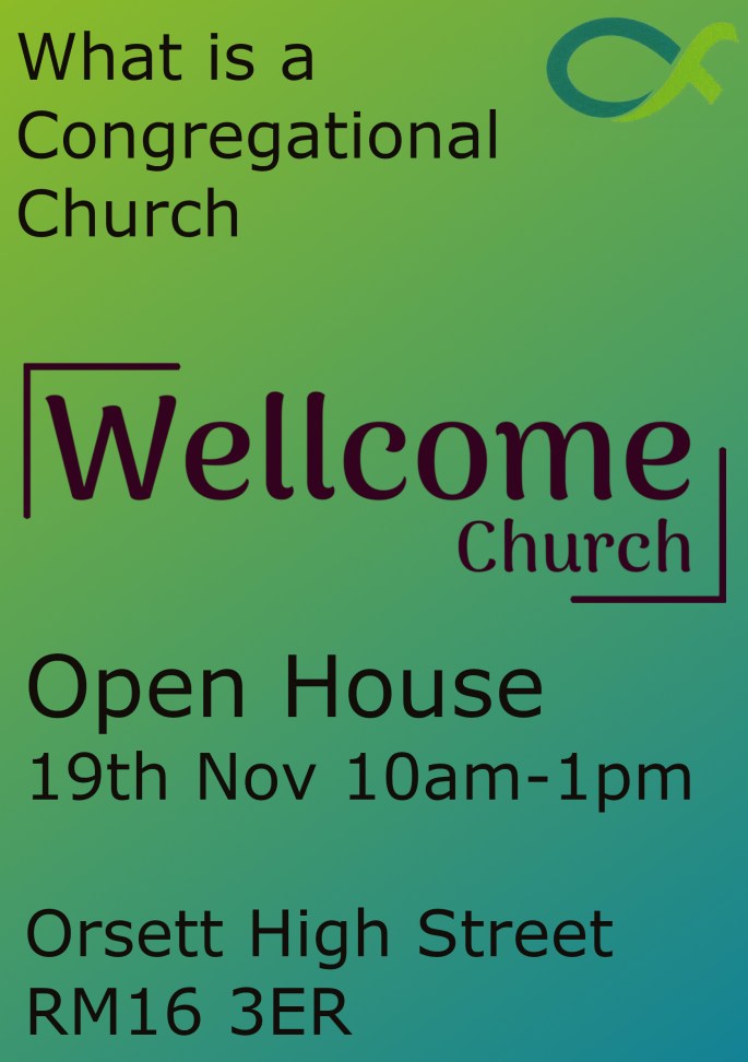Open House Saturday 19th November at Orsett Churches Centre