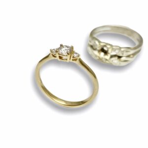 Reused diamond engagement ring – Formia Design Custom Jewelry