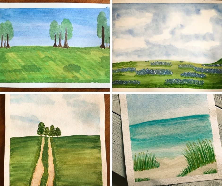 On January 31st, 2021, I joined the 100 Day Project. I chose watercolor painting as my art form. I had no idea what I was doing, but with the help of YouTube, I created 100 paintings.