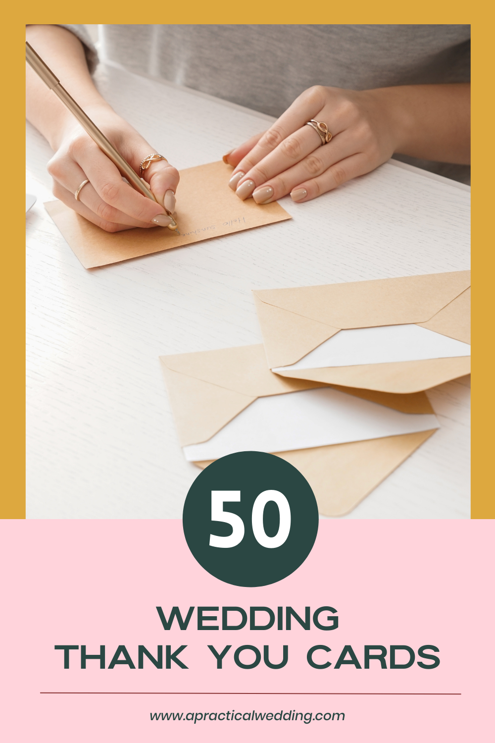 Wedding Thank You Cards You'll Want To Send | A Practical Wedding